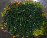 Foto langkah ke 4 dari resep Tauge Kacang Panjang Bunga Pepaya.