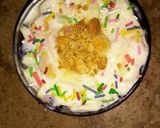A picture of step 4 of Creamy fruits delight 🍏🍍.
