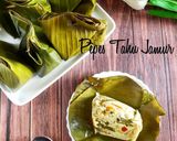 Foto langkah ke 5 dari resep Pepes Tahu Jamur Tiram.