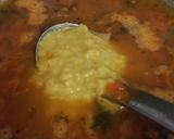 A picture of step 5 of Maharashtrian Dal with Sambar Masala.