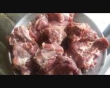 A picture of step 2 of Mutton achar gosht.