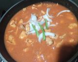 A picture of step 6 of Chilli chicken.