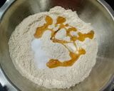 A picture of step 1 of Sattu Paratha.