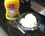 A picture of step 1 of Honey Mustard Dip and Tzatziki Dip Greek Garlic Dip.