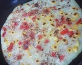 A picture of step 4 of Corn Rava Chilla.