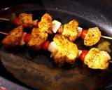 Une image de l'étape 5 de Brochettes de poulet marinés au curry cuisson cocotte magimix ou cuisson woodfire.