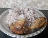 عکس مرحله 1 از دستور آلبالو پلو قالبی