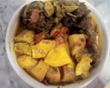 صورة لخطوة 3 من وصفة لحم في طنجرة الضغط مرفوقة بالخضار 😋😋😍