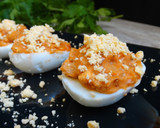 Foto del paso 12 de la receta: Huevos rellenos de soja texturizada