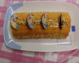 Foto del paso 10 de la receta Musse de naranja con gelatina de naranja cubierto con glaseado de caramelo