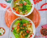 Hình bước làm 4 của món Bún cá rô chả cá