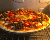 Hình bước làm 3 của món 15’ với bánh pizza siêu tốc (không men nở)