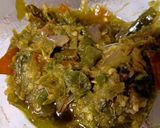 Foto langkah ke 3 dari resep Terong dan jangek (kulit sapi) Cabai ijo.