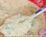 A picture of step 2 of Sooji besan mix veg chila recipe.