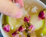 Hình bước làm 6 của món Trà chanh mật ong hoa hồng giã tay đầy tình yêu