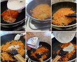 A picture of step 3 of Instant Colorful halwa laddus.