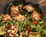 Une image de l'étape 7 de Salade au Halloumi.