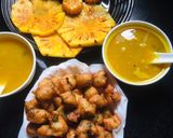 A picture of step 3 of Tapioca pakora.