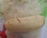 Hình bước làm 1 của món Chè chuối bọc xôi nướng