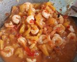 Foto langkah ke 6 dari resep Asam Manis Udang Nanas.