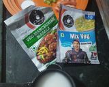A picture of step 3 of Leftover Radish manchurian soup.