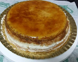Foto del paso 5 de la receta: Tarta tocino de cielo, bizcocho, nata y nueces