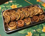 Une image de l'étape 9 de Roulés feuilletés jambon blanc, pesto et pavot bleu.