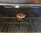 A picture of step 10 of Skillet Pizza with Crab for one.