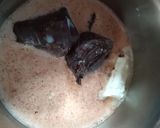 A picture of step 1 of Oreo brownie.