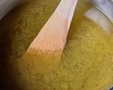 A picture of step 1 of Scallop Risotto with Leeks and Chorizo Chips.