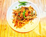 बची पूरी के नूडल्स (Puri Noodles Recipe In Hindi) रेसिपी चरण 3 फोटो