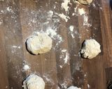 A picture of step 3 of Pitta bread.