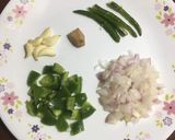 A picture of step 1 of Gobhi Manchurian.