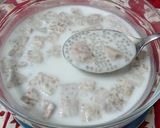 A picture of step 4 of Taro Sago with Coconut Milk (Vegan).