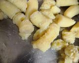A picture of step 2 of Dahi ka kela Curd with Raw banana.