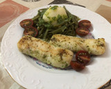 Foto del paso 3 de la receta: Judías verdes con patata y lomo de merluza a la plancha
