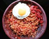 Foto langkah ke 5 dari resep Mie Cabai Super Pedas.