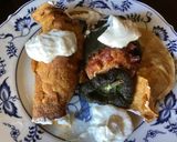 A picture of step 5 of California Farm Pork Chorizo Poblano Peppers.