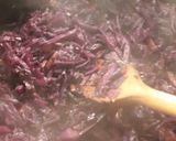 Pas rețetă Tagliatelle din omletă cu varză roșie și morcov 5 fotografie