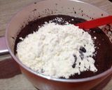 Foto langkah ke 3 dari resep Cake Coklat lembut tanpa mixer dan oven.