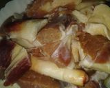 A picture of step 1 of Beef nihari.