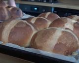 A picture of step 15 of Hot cross buns.