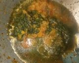 A picture of step 3 of Palak paneer.