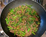 A picture of step 16 of Beef and Greens.