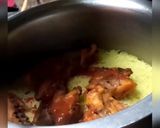 A picture of step 7 of Chicken mandi rice.