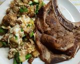 Foto del paso 5 de la receta: Zucchini revuelto con huevo a la chapa