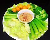 Hình bước làm 3 của món Rau Thập Cẩm Chấm Chao Chay