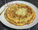 Foto del paso 5 de la receta: Tortilla de calabacín, atún y cebolleta