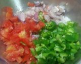 A picture of step 1 of Paneer Bhurji.