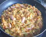 Foto del paso 5 de la receta: Longaniza de pollo con patatas y vegetales